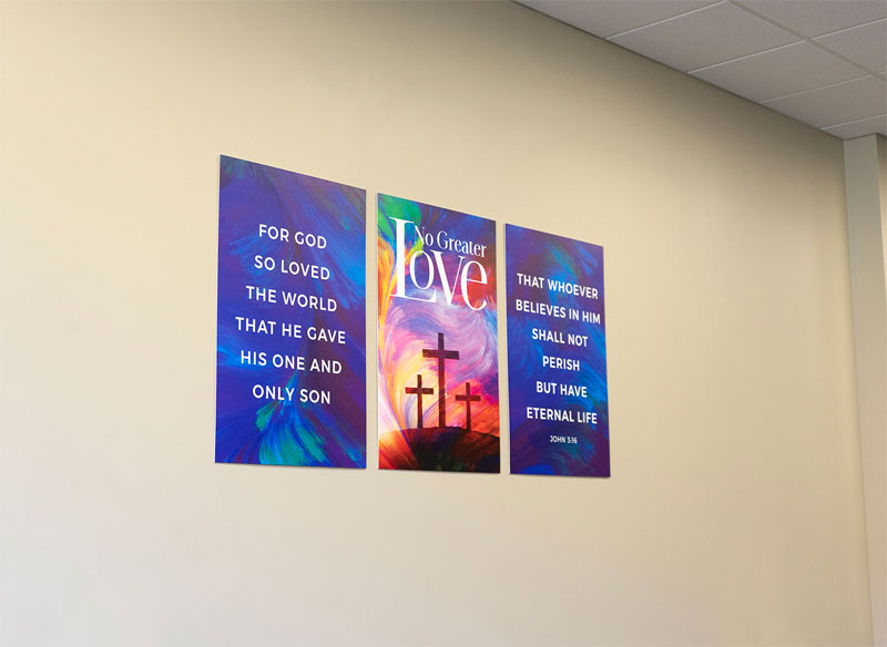 Wall Art, Scripture, Always, 23 x 34.5 3