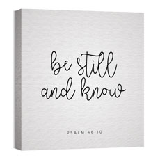 Be Still and Know 