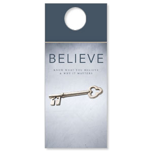 Believe Now Live The Story DoorHangers