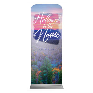 Beautiful Praise Hallowed Name 2'7" x 6'7" Sleeve Banners