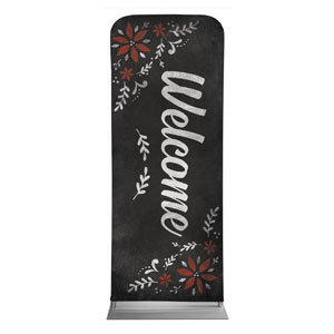 White Chalk Christmas 2'7" x 6'7" Sleeve Banners