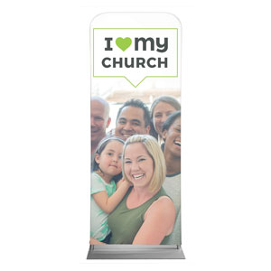 ILMC Believe Love Serve 2'7" x 6'7" Sleeve Banners