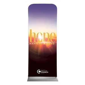 BTCS Hope Happens Here 2'7" x 6'7" Sleeve Banners