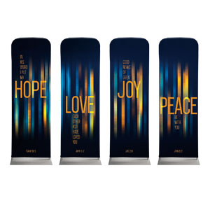 Advent Lights Set 2' x 6' Sleeve Banner