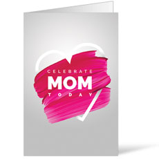 Mom Pink Paint Strokes 