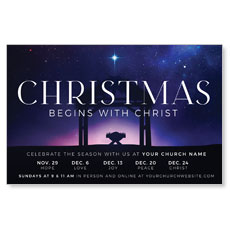 Begins With Christ Manger 