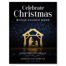 Celebrate Christmas Manger 