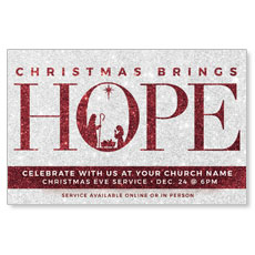 Christmas Brings Hope Sparkle 