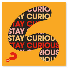 Alpha Stay Curious Orange 