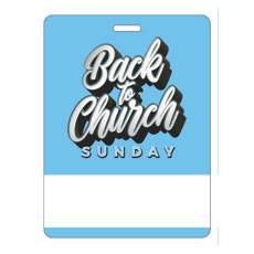 Back to Church Sunday Celebration Blue 