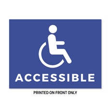 Wheelchair Accessible Blue 