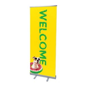 Summer Dog 2'7" x 6'7"  Vinyl Banner