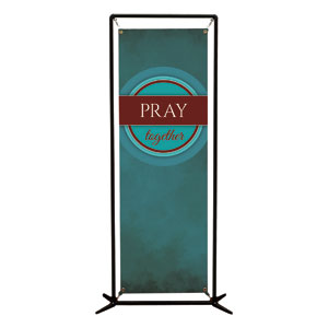 Together Circles Pray 2' x 6' Banner