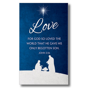 Advent Love 3 x 5 Vinyl Banner