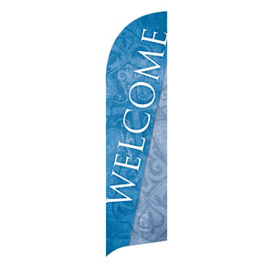 Cross Welcome Flag Banner Flag Banner