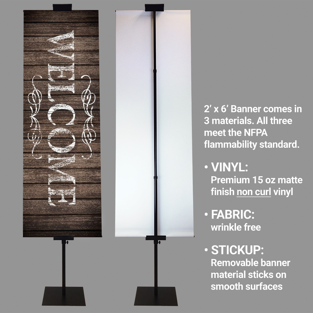 Banners, Directional, Bright Meadow Directional, 2' x 6' 3