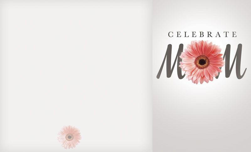 Bulletins, Mother's Day, Mom Flower 8.5x14, 8.5 x 14