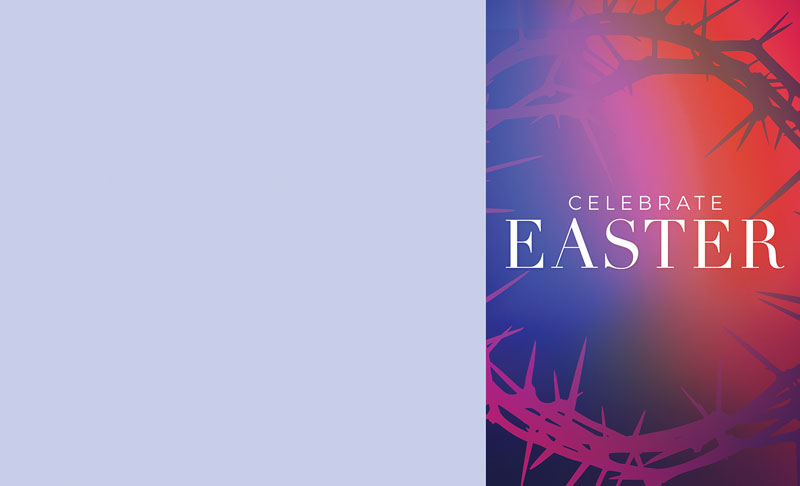 Bulletins, Easter, Celebrate Easter Crown, 8.5 x 14