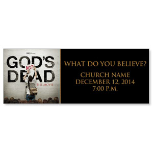 Gods Not Dead 3 x 8 ImpactBanners