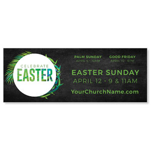 Easter Palm Crown ImpactBanners