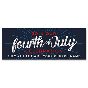 Fourth of July Burst ImpactBanners