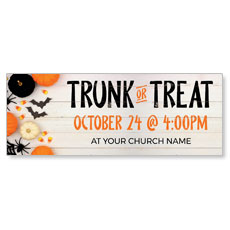 Trunk or Treat White Wood 