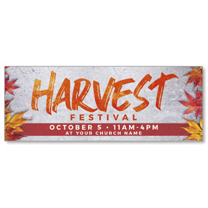 Harvest Festival Leaves ImpactBanners
