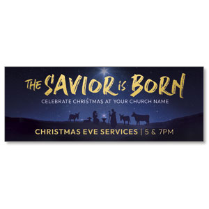 Savior is Born Star ImpactBanners