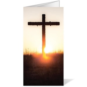 Cross and Sunrise 11 x 17 Bulletins