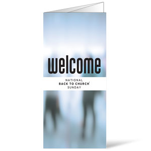 Back to Church Welcomes You Bulletins