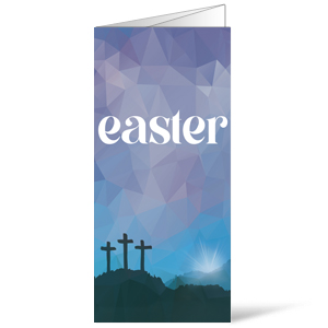 Easter Mosaic Crosses Bulletins