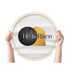 He Is Risen Gold 