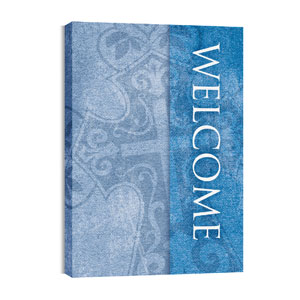 Cross Welcome 24in x 36in Canvas Prints