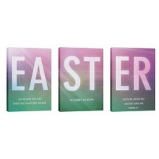 Easter Color Triptych 