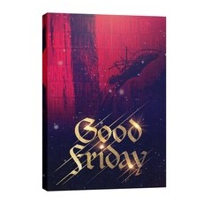 Good Friday Red Crucifixion 