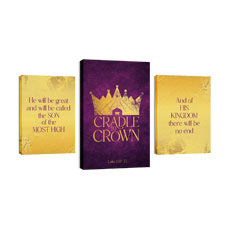 Cradle to Crown Triptych 