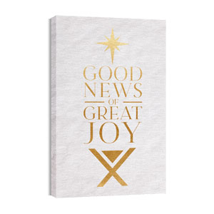 Good News of Great Joy 30in x 50in Canvas Prints