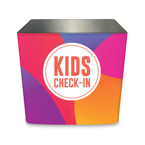Curved Colors Kids Check-In Counter Sleeve Large Rectangle
