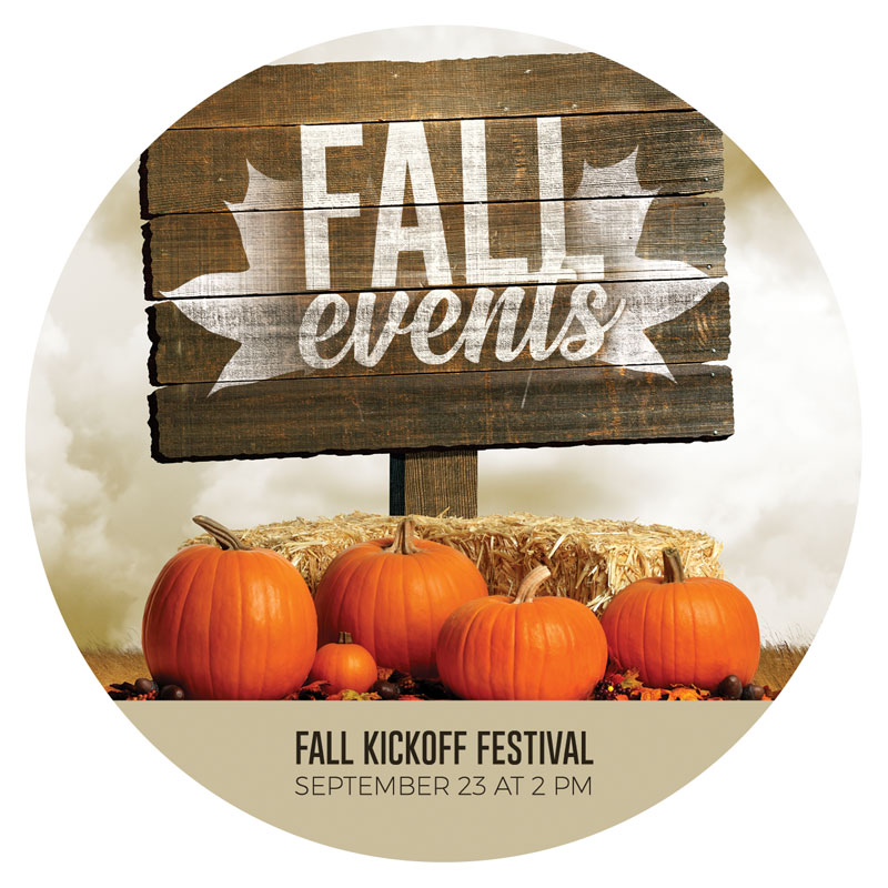 InviteCards, Fall - General, Fall Events Pumpkins, 4 Circle