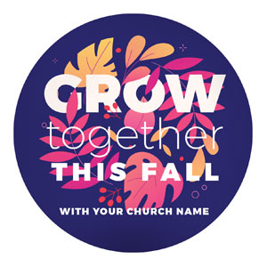 Grow Together Fall Circle InviteCards 