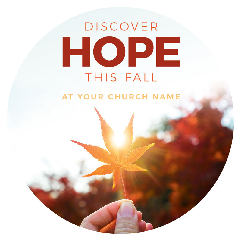 InviteCards, Fall - General, Fall Discover Hope, 4 Circle