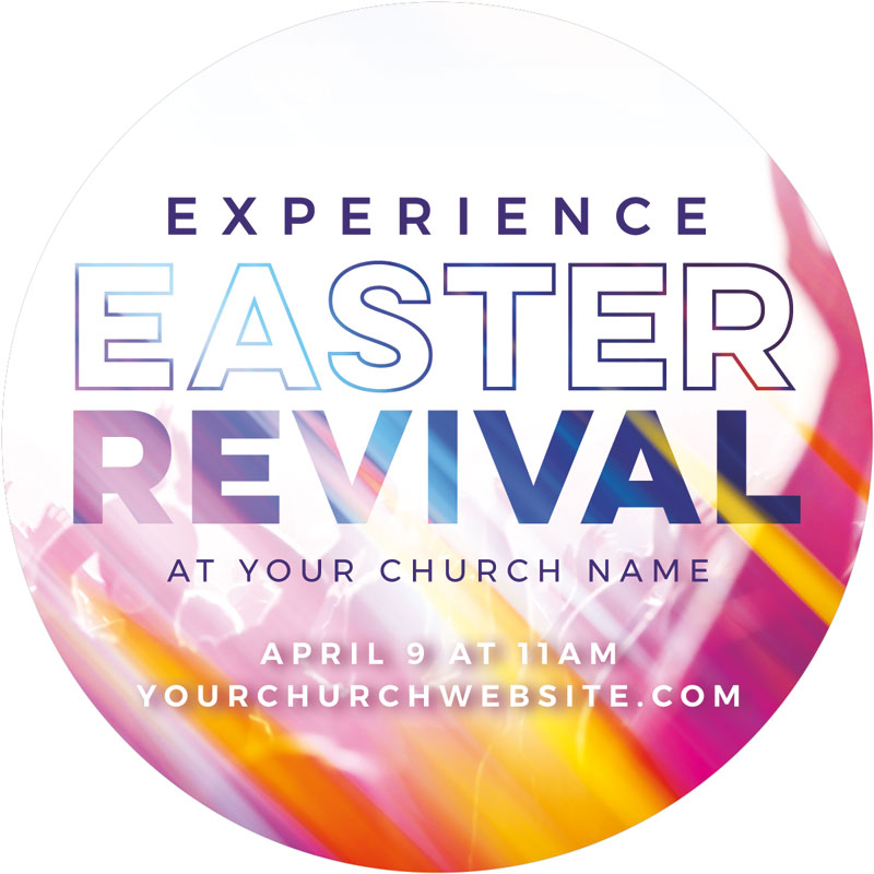 InviteCards, Easter, Easter Revival, 4 Circle