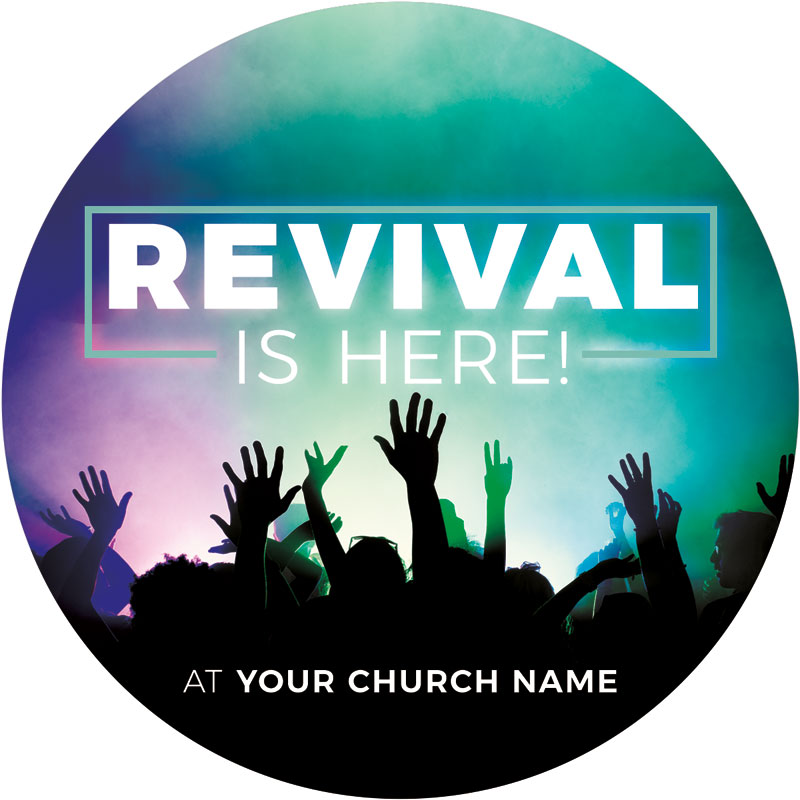 InviteCards, Easter, Revival is Here, 4 Circle