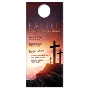 Easter Crosses Hilltop DoorHangers