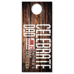 Dimensional Wood Father's Day DoorHangers