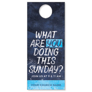 Blue Revival DoorHangers