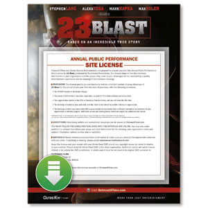 23 Blast Digital License Standard Digital Movie License