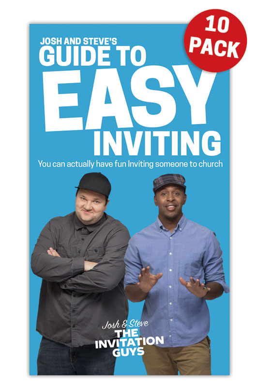 Outreach Booklets, Back to Church Sunday, Josh and Steve's Guide to Easy Inviting