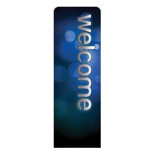 Sparkle Welcome 2' x 6' Sleeve Banner