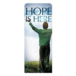 Hope Is Here 2'7" x 6'7" Sleeve Banners